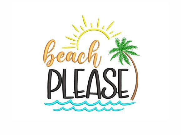 Beach Please: A Summer Embroidery Review