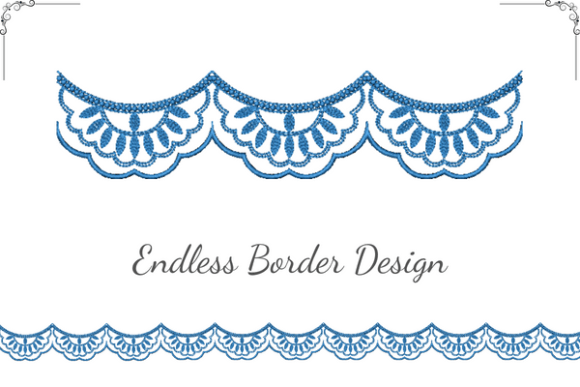 Creative Cut Work Border for Boutique Sweatshirts