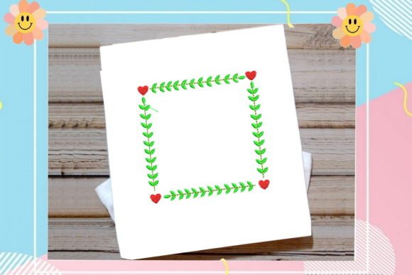Floral Border Frame with Heart: A Designer Review