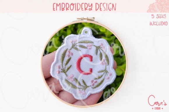 ITH Christmas Ornament Alphabet Review