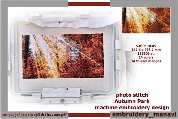 Photo Stitch Autumn Park: A Designer Review