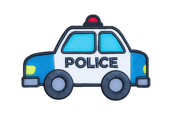 Police Car Embroidery Design Review for Gifts