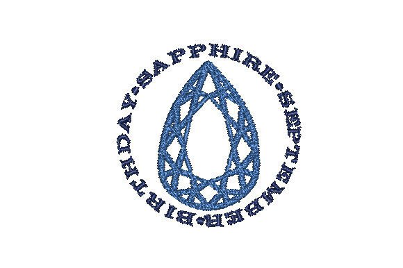 Sapphire Faceted Pear September Birthday Review