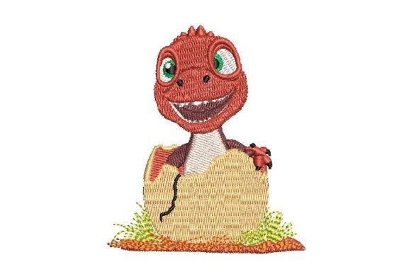 T-Rex Hatching Embroidery Design Review