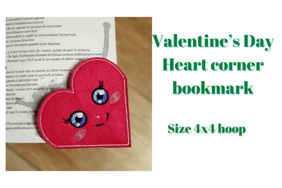 Valentine’s Day Heart Corner Bookmark Review